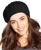 Charter Club Cashmere Cable Beret, Only At Macy's