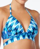 Kenneth Cole Cutout Halter Bikini Top Women's Swimsuit