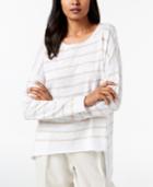 Eileen Fisher Organic Striped Sweater