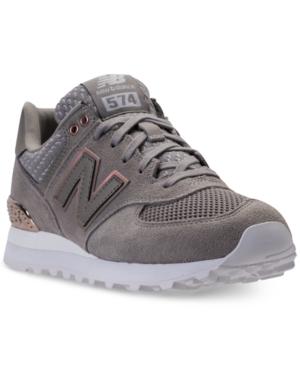 New Balance Women's 574 Rose Gold Casual Sneakers From Finish Line