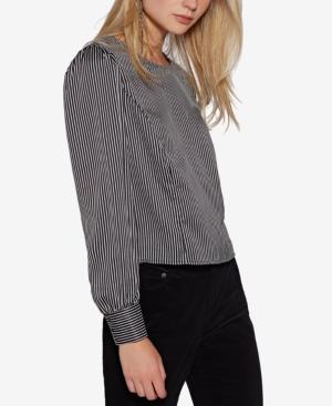 Avec Les Filles Menswear Striped Blouse