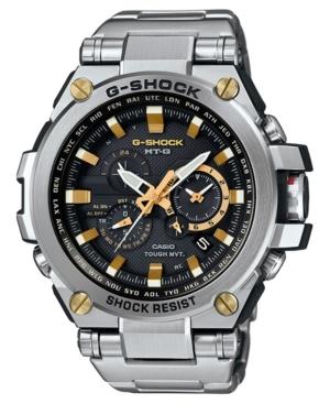 G-shock Men's Solar Analog-digital G-steel Stainless Steel Bracelet Watch 54mm