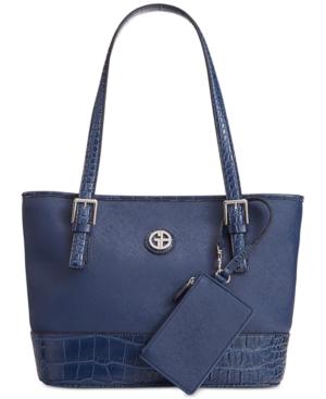 Giani Bernini Saffiano & Croc-embossed Gift Tote, Only At Macy's