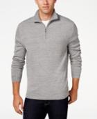 Weatherproof Men's Big And Tall Quarter-zip Sweater