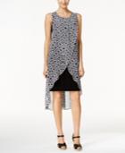 Style & Co. Printed Tulip Hem Dress, Only At Macy's