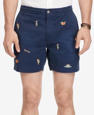 Polo Ralph Lauren Men's Classic-fit Drawstring Embroidered Shorts