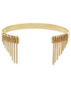 Bcbgeneration Gold-tone Fringed Cuff Bracelet