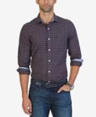 Nautica Men's Holiday Wrinkle-resistant Tartan Shirt