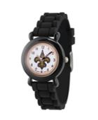 Gametime Nfl New Orleans Saints Kids' Black Plastic Time Teacher Watch