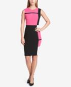 Tommy Hilfiger Colorblocked Striped Sheath Dress