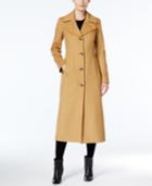 Anne Klein Wool-cashmere Notch-collar Maxi Walker Coat