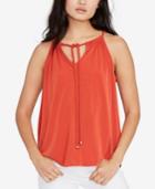 Rachel Rachel Roy Tie-neck Split-back Tank Top, Only At Macy's
