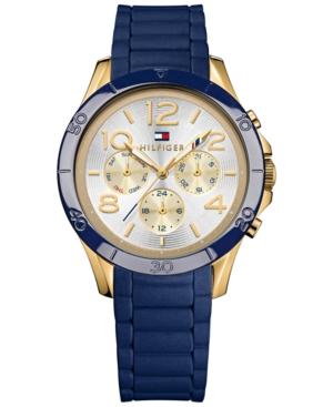 Tommy Hilfiger Women's Blue Silicone Strap Watch 38mm 1781523