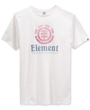 Element Men's Vertical Push Graphic-print Logo T-shirt