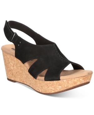 Clarks Collection Women's Annadel Bari Wedge Sandals Women's Shoes