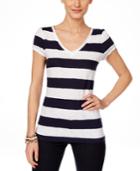 Inc International Concepts Short-sleeve Striped T-shirt, Only At Macy's
