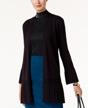 Alfani Pleated Cardigan Sweater, Created For Macy's