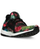 Adidas Women's Pure Boost X Print Running Sneakers From Finish Line
