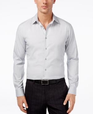 Alfani Slim Fit + Stretch Men's Solid Dress Shirt, Only At Macy's