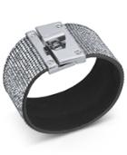 Thalia Sodi Silver-tone Multi-crystal Wrap Bracelet, Created For Macy's