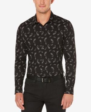 Perry Ellis Men's Slim-fit Shadowed Paisley Shirt