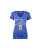 Royce Apparel Inc Women's Short-sleeve Tulsa Golden Hurricane V-neck T-shirt