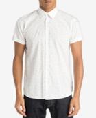 Quiksilver Men's Crossed Out Print Short-sleeve Shirt