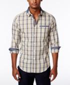 Sean John Men's Check-print Shirt, Created For Macy's