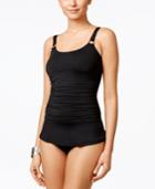 Calvin Klein Ruched Swimdress Women's Swimsuit