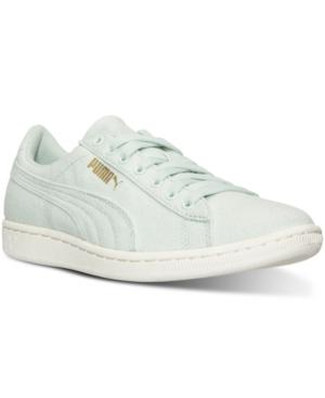Puma Women's Vikky Canvas Casual Sneakers From Finish Line