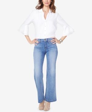 Nydj Tummy-control Wide-leg Jeans