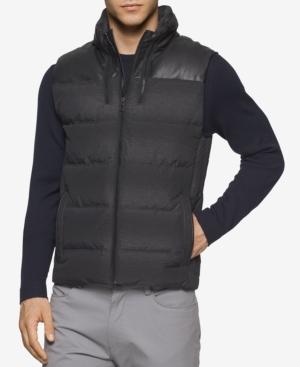 Calvin Klein Men's Zip-out Hooded Vest
