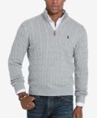 Polo Ralph Lauren Men's Cable-knit Mock Neck Sweater