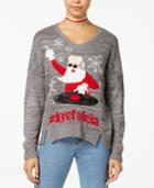 Ultra Flirt By Ikeddi Juniors' Ugly Holiday Sweater