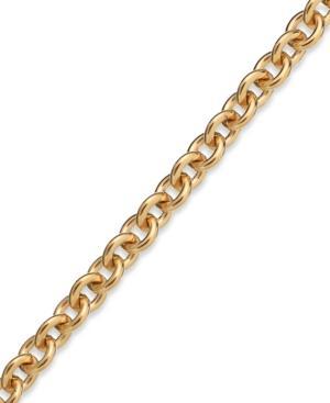 Signature Gold 14k Gold Rolo Chain Bracelet