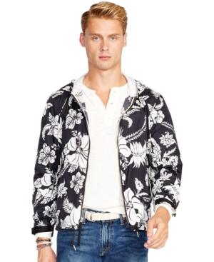 Polo Ralph Lauren Floral-print Hooded Windbreaker