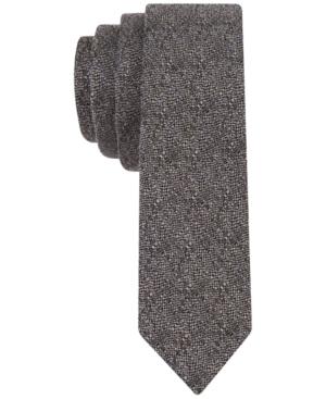 Calvin Klein Boucle Solid Skinny Tie