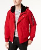 Guess Men's Halen Jacket With Fleece-lined Hood