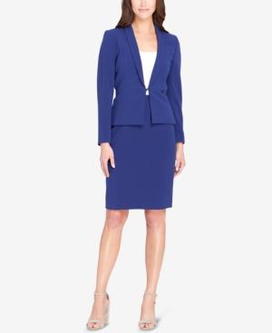 Tahari Asl Shawl-collar Skirt Suit