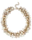 Charter Club Gold-tone Shaky Imitation Pearl Collar Necklace, Only At Macy's