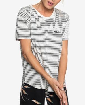 Roxy Juniors' Passion Cocktail Striped Graphic T-shirt
