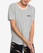 Roxy Juniors' Passion Cocktail Striped Graphic T-shirt