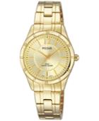 Pulsar Women's Easy Style Gold-tone Stainless Steel Bracelet Watch 28mm Ph8258