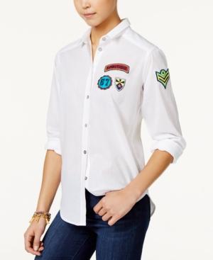 Shift Juniors' Patch Shirt, Only At Macy's