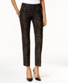 Jm Collection Printed Cropped Pants, Only At Macy's