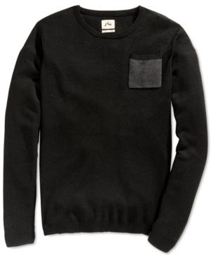 Rusty Contrast-pocket Sweater
