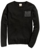 Rusty Contrast-pocket Sweater