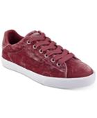 Guess Women's Meagan Classic Velvet Lace-up Sneakers Women's Shoes