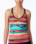 Jag Life In Flight Printed Tankini Top Women's Swimsuit