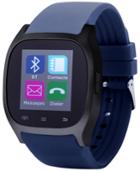 Itouch Unisex Navy Rubber Strap Smart Watch 46x45mm Itc3360bk590-273